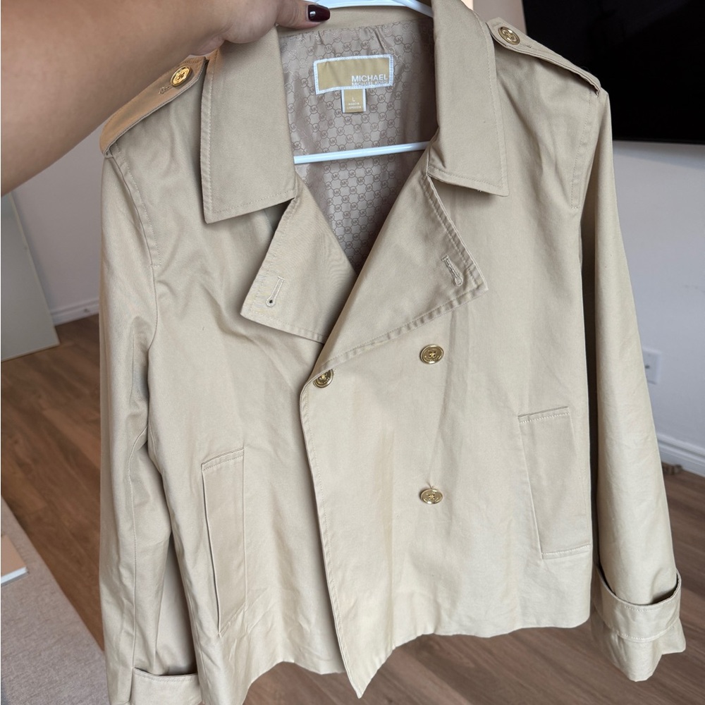 Michael Kors Tan Trench Coat